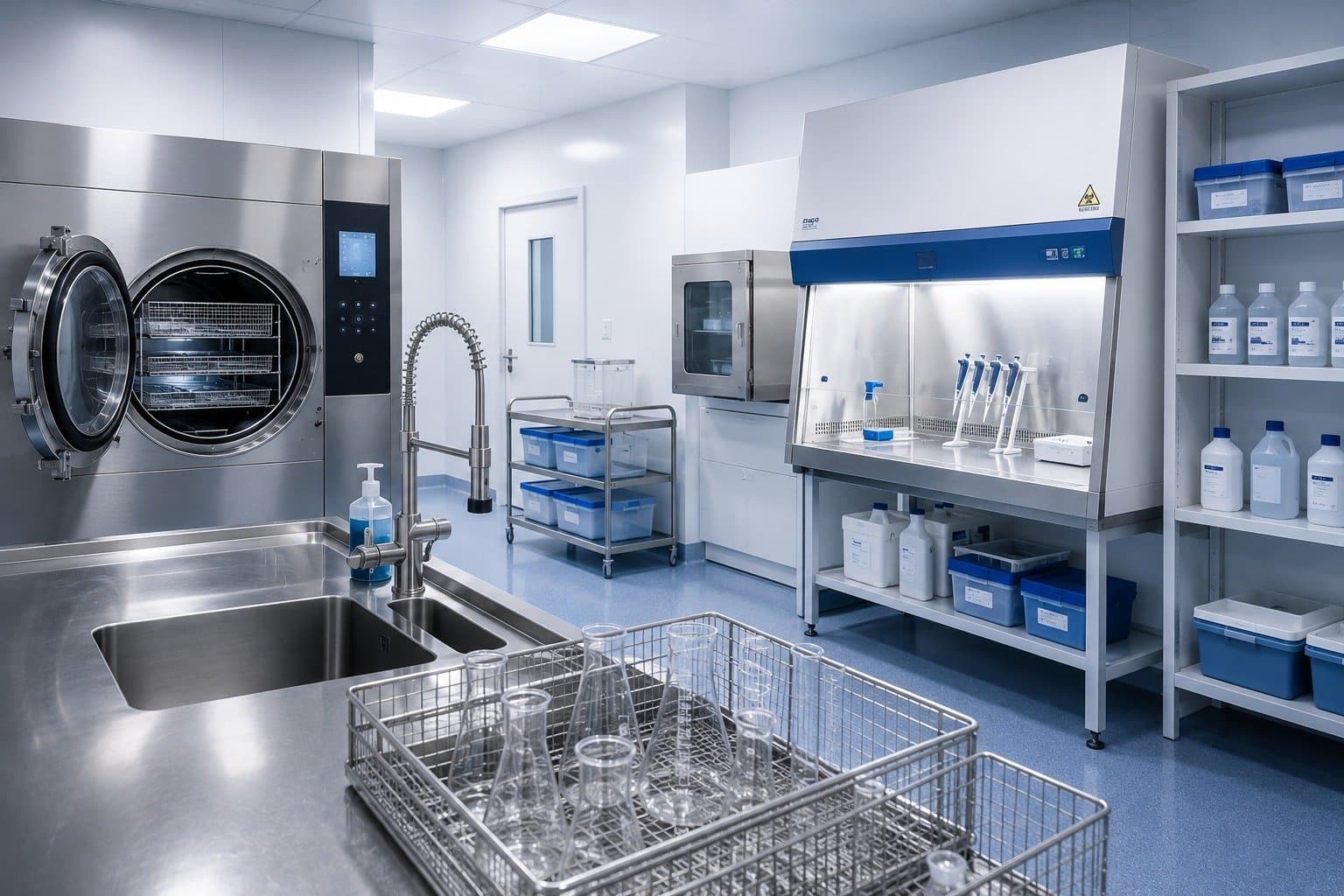 Laboratory containment and decontamination